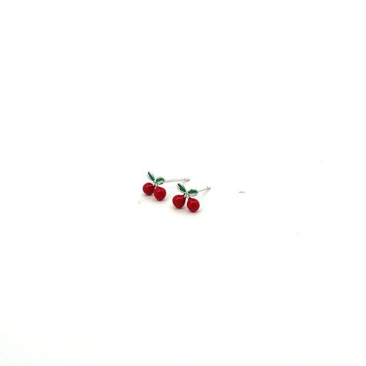 RED CHERRY MICRO STUD