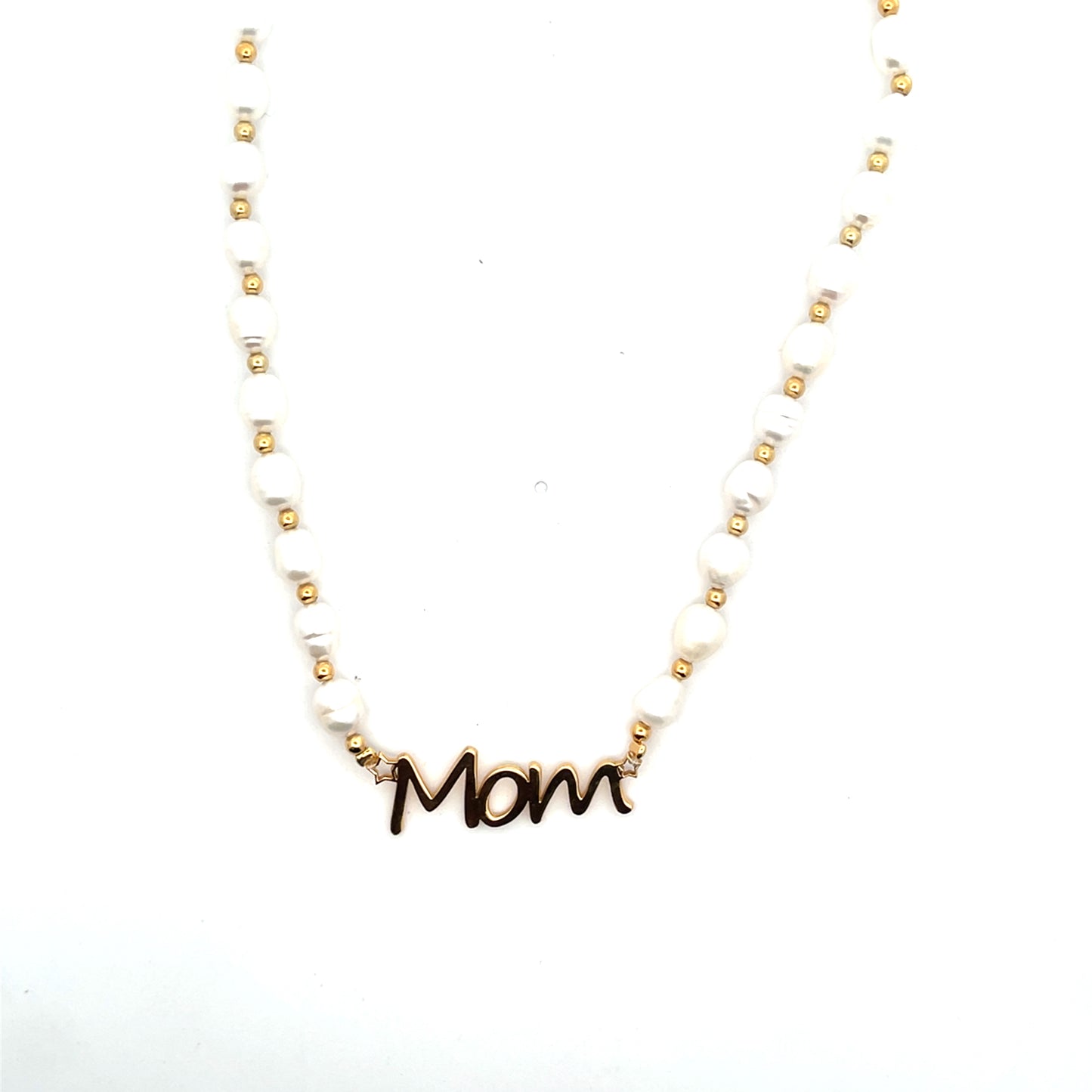 ALL AROUND NATURAL PEARL MOM NECKLACE