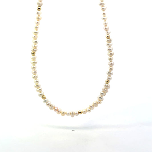 ALL AROUND SMALL PEARL NECKLACE