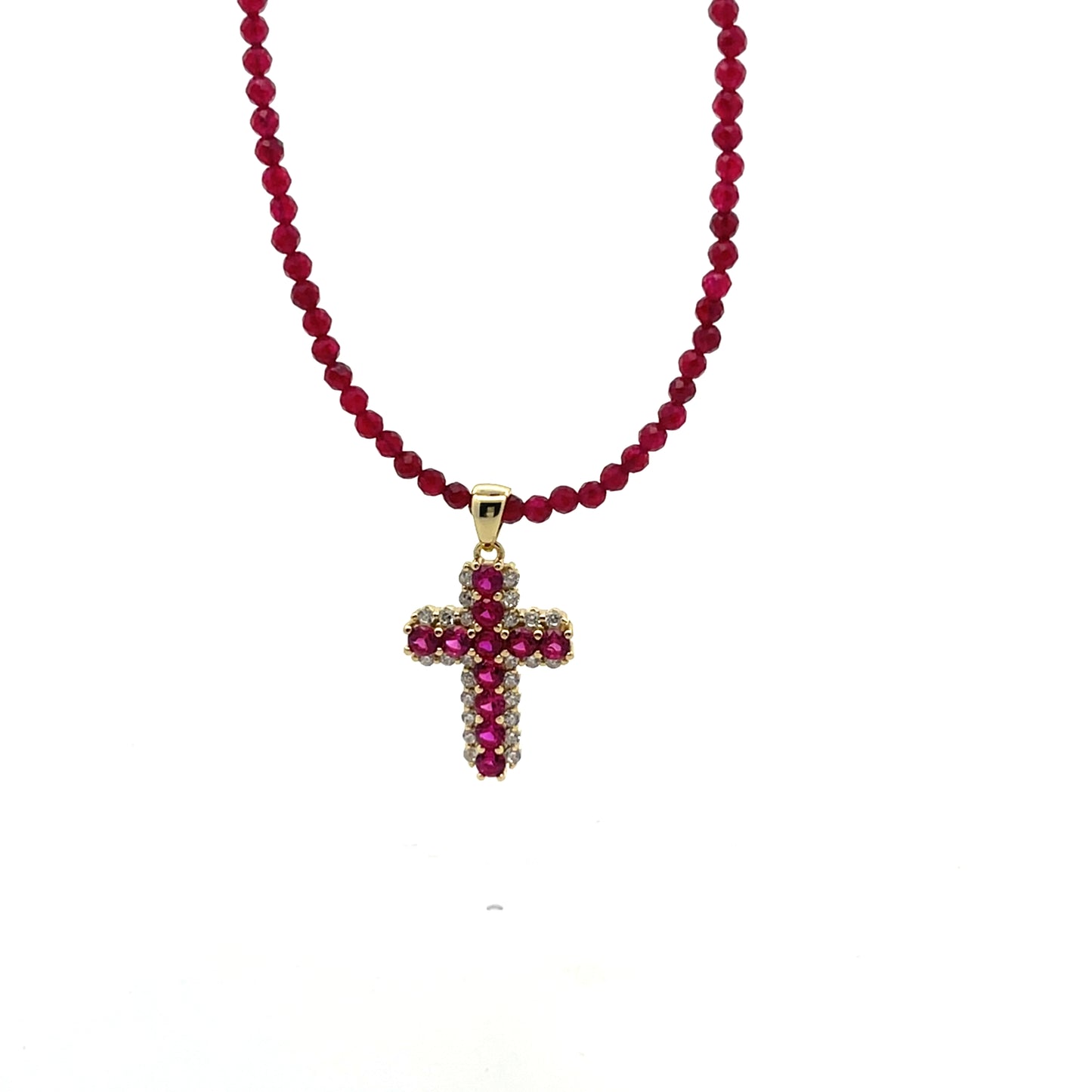 ALL AROUND BEADED BURGUNDY WITH CROSS3
