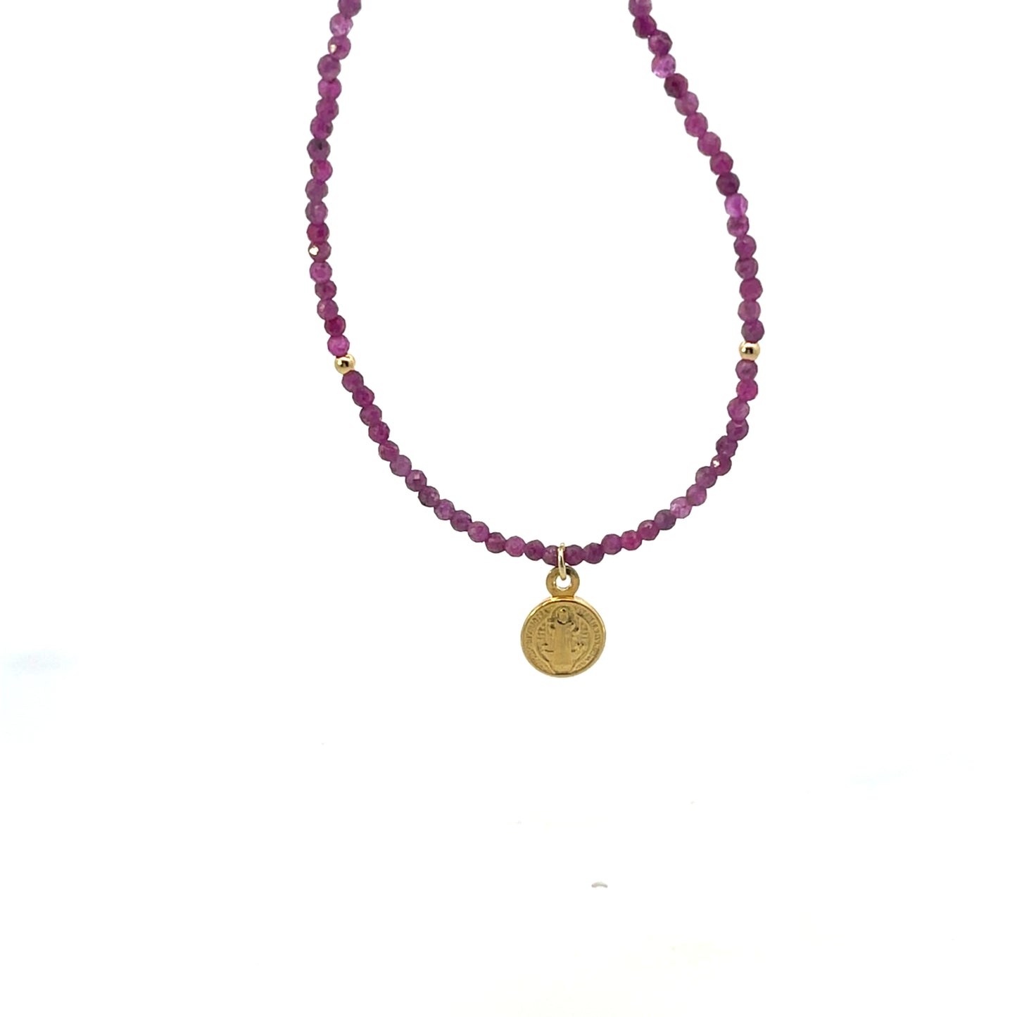 ALL AROUND BEADED PURPLE WITH SAN BENITO