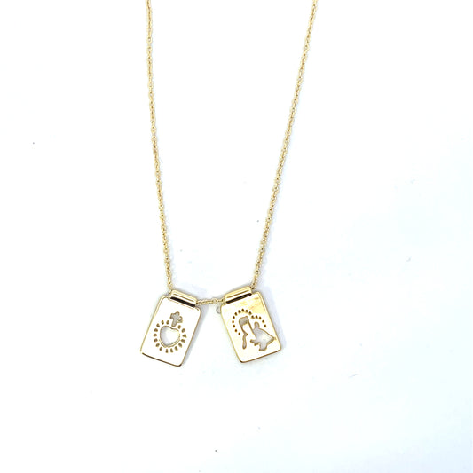 MEDIUM SCAPULARY NECKLACE SGP 18"