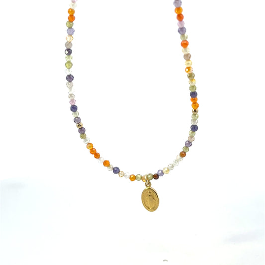ALL AROUND MULTICOLOR  WITH VIRGIN MEDALLION