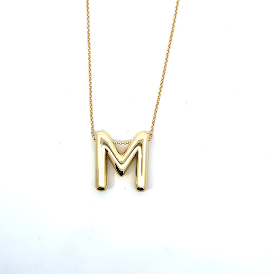 BALLON LETTER NECKLACE M