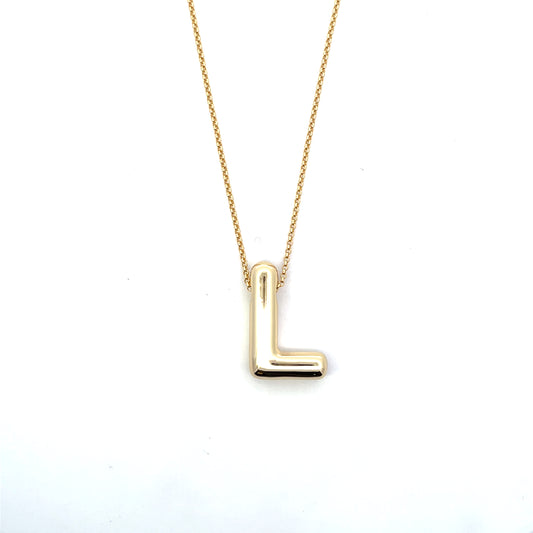 BALLON LETTER NECKLACE L