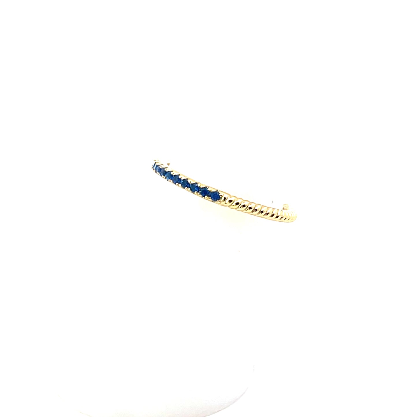 CLASSIC BLUE PAVE RING