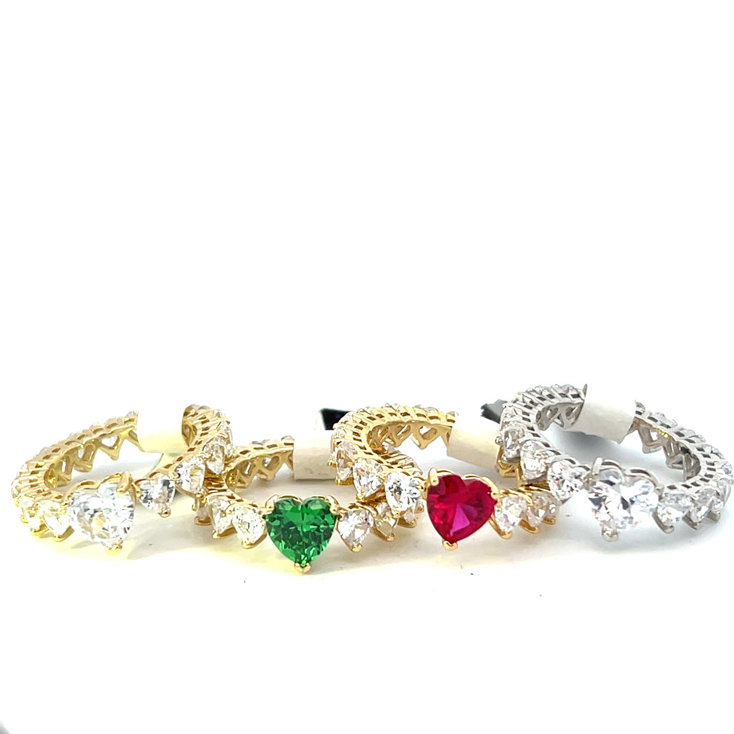 BIG INFINITY HEART WITH SOLITAIRE RING