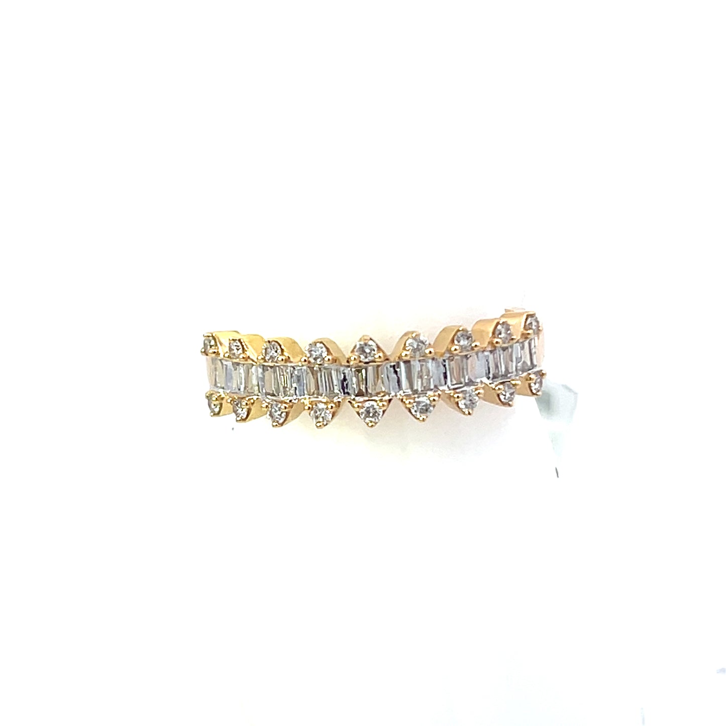 14K 0.33CTW MARQUISE SHAPE BAGUETTES