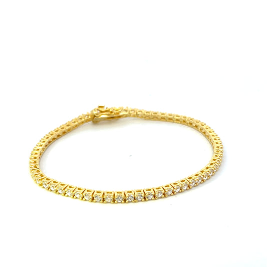 SMALL TENNIS BRACELET 2MM 6.5"