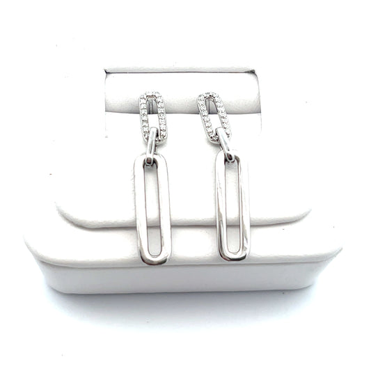 CLIP EARRINGS WITH DIAMONDS