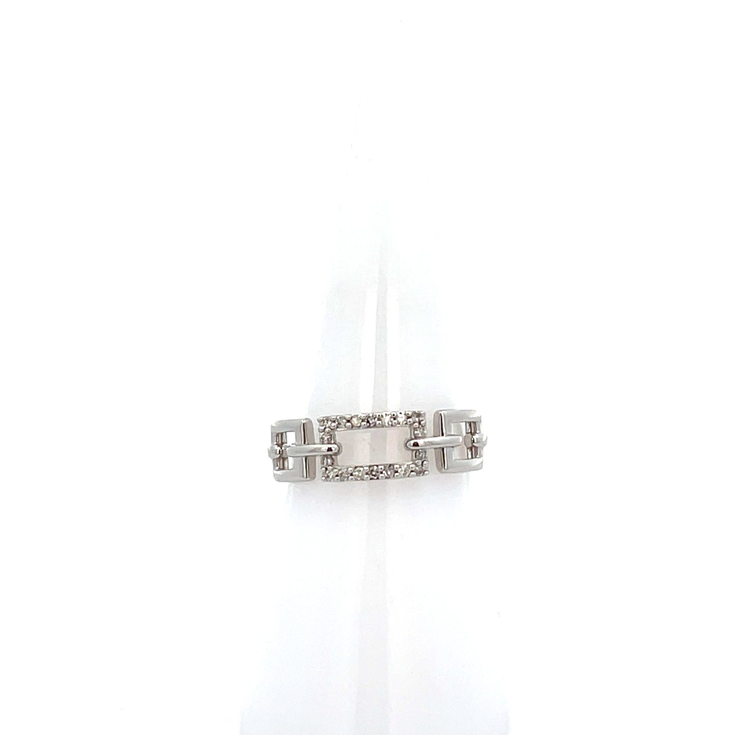 3 SQUARE RING D-0.12CTW