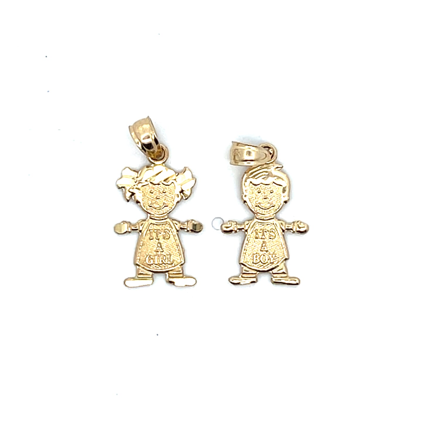 14K BOY AND GIRL CHARM