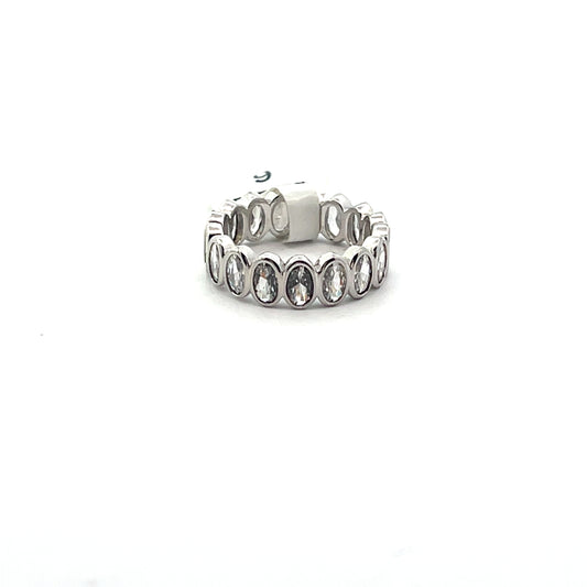 INFINITY OVAL BEZEL SILVER