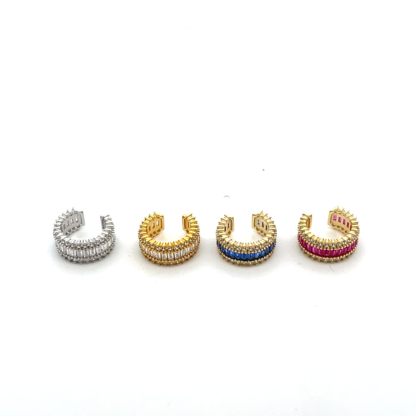 FULL CZ BAGUETTE CUFF