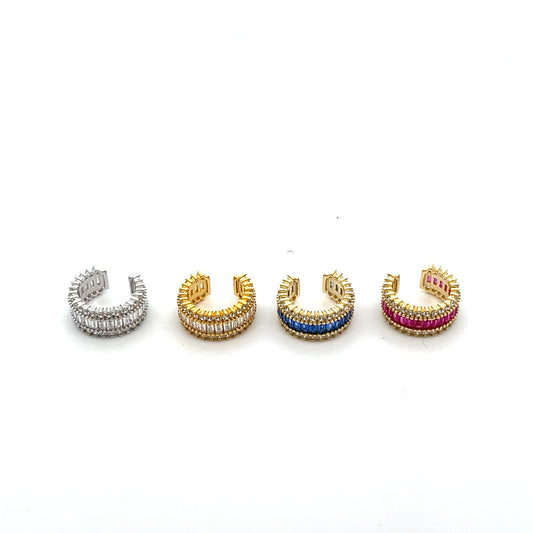 FULL CZ BAGUETTE CUFF