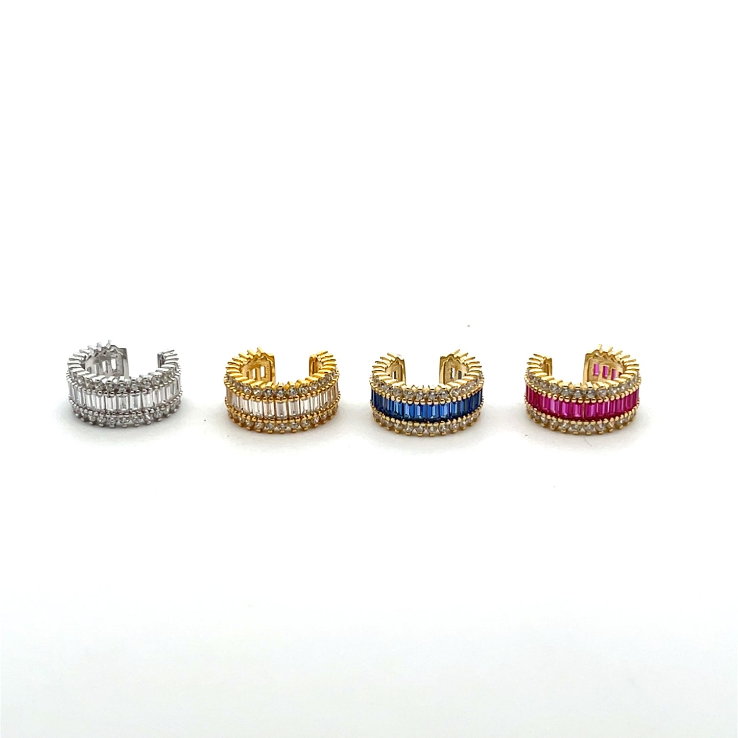 FULL CZ BAGUETTE CUFF