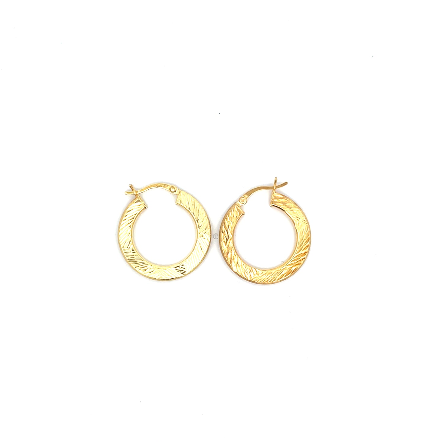 FLAT TEXTURED HOOPS