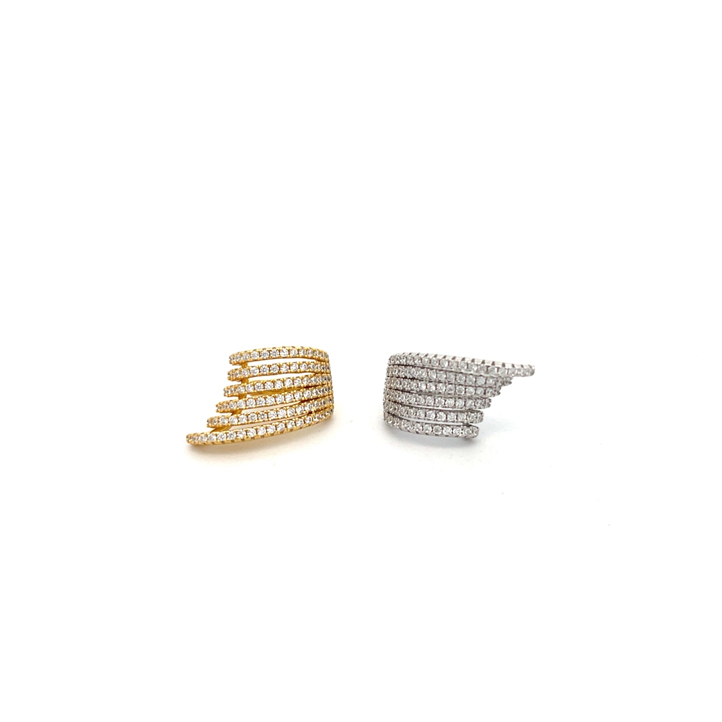 6-ROW PAVE CUFF