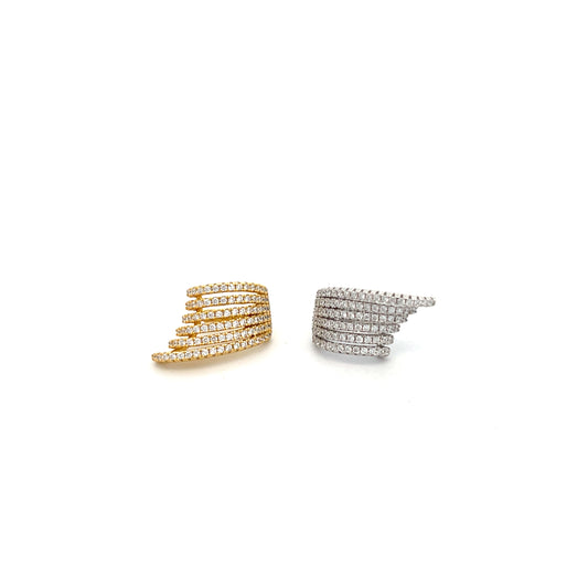 6-ROW PAVE CUFF