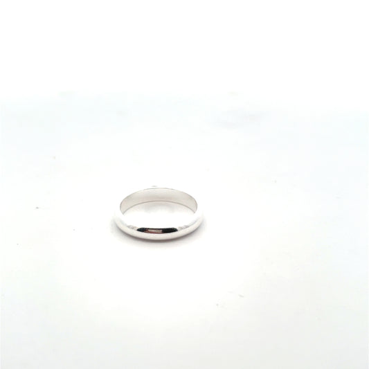 SOLID PLAIN 4MM MEN WEDDING RING BAND