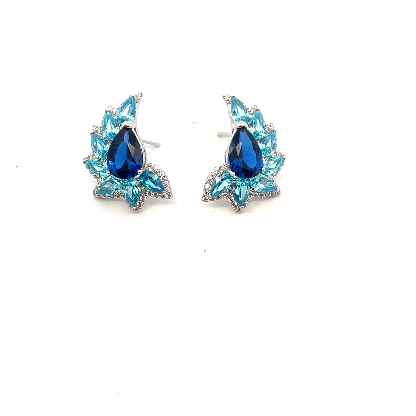 HALF FLOWER WITH PEAR BLUE