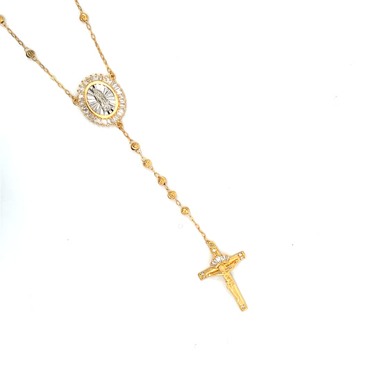 ROSARY MIX WITH HALO BAGUETTE
