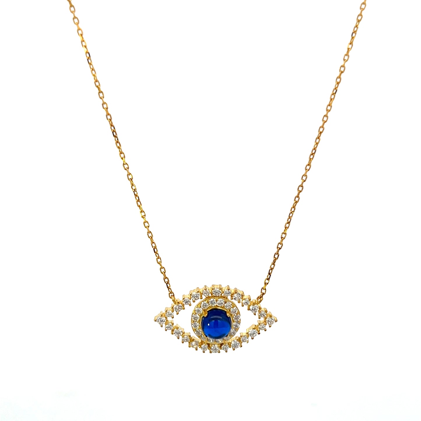 BIG BLUE EYE WITH CZ