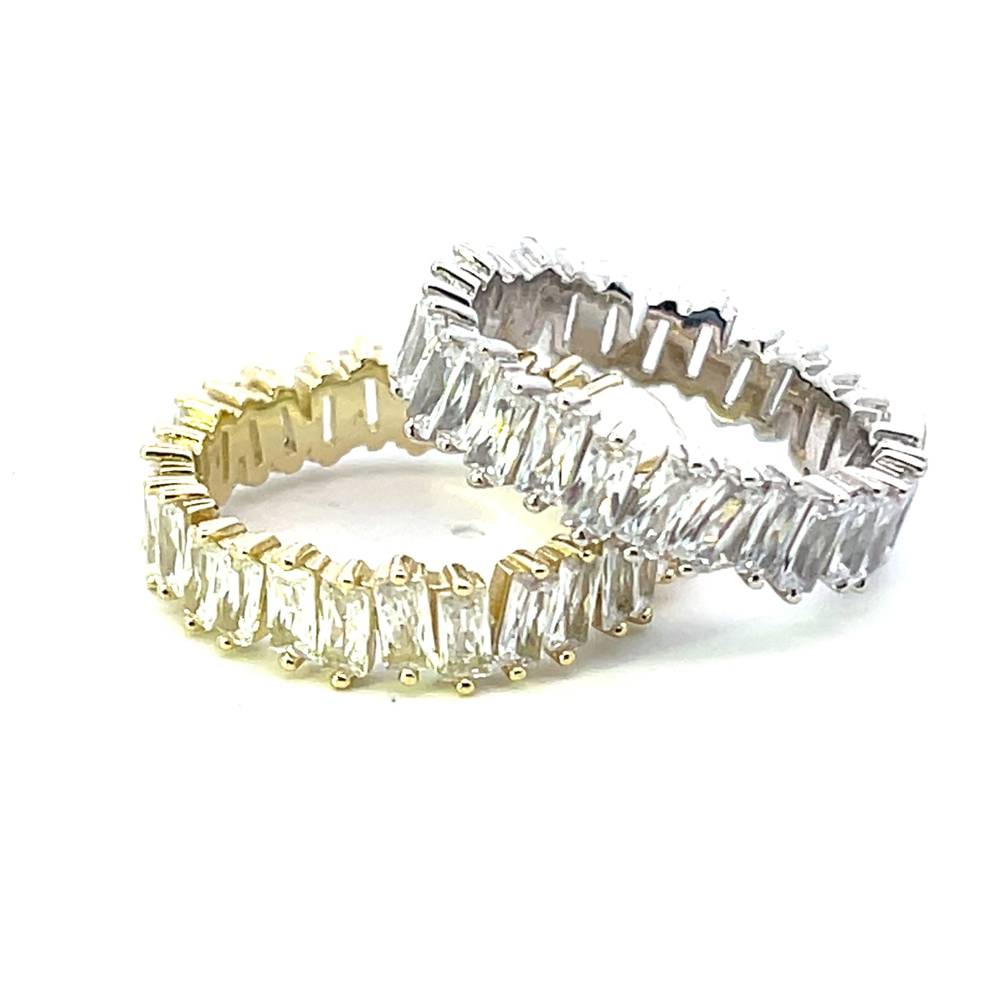 ALL AROUND BAGUETTES SILVER