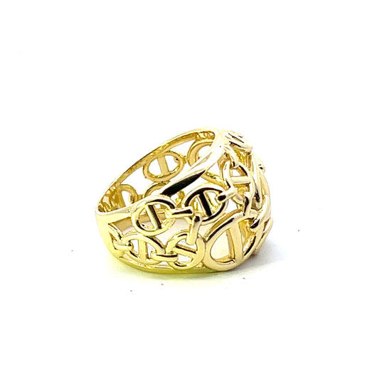 BIG CLIP HOLLOW RING