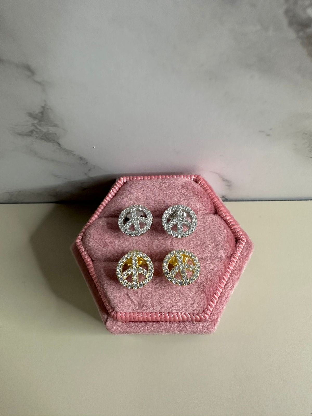 PEACE AND LOVE STUDS